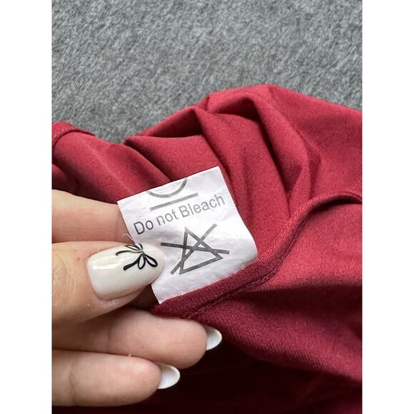 House of CB Loie Sexy Gathered Maxi Skirt Red Small 2 4 - Picture 10 of 10